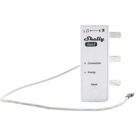 Shelly 3EM 63A Energiezähler WiFi Weiß (1/5)
