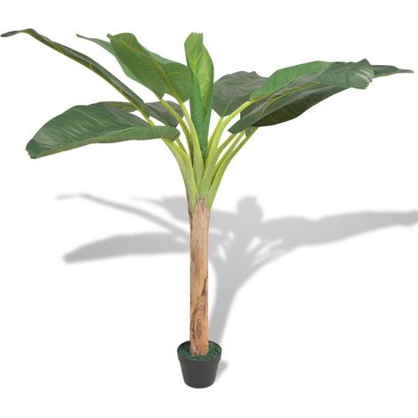 Plátano artificial con maceta 150 cm verde DEC021935