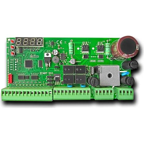 NOLOGO START-S10 12V 24V Centrale Scheda Quadro Comando Per 1-2 Motori Cancello (1/3)