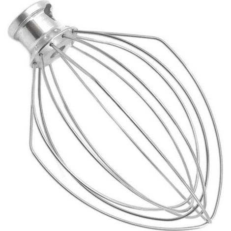 K45WW Fouet en acier inoxydable pour Kitchen Aid.Eggs Beater Head Fouet à 6 fils.pour mixeur KitchenAid à tête inclinable. K45SS. KSM75. KSM95. KSM150PS. KSM152PS et KSM155GB Accessoire Robot (1/4)