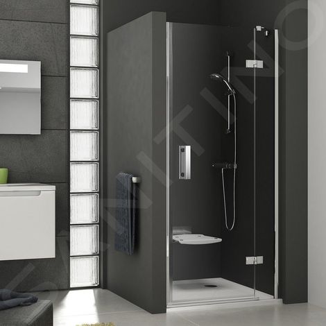 Ravak SmartLine - Porte de douche en deux parties SMSD2-100 A-R, 989-1006 mm, droite, chromé/verre clair 0SPAAA00Z1 (1/5)