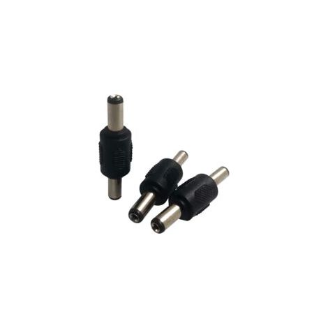 Tre connettori CC maschio-maschio da 5,5 x 2,1 mm per adattatori di accoppiamento maschio-maschio per videosorveglianza CCTV. - Crezuo