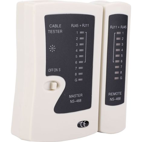 Testeur de câbles réseau RJ45 RJ11 RJ12 - Outil de test de câblage réseau