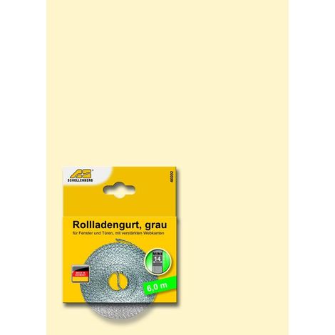 Schellenberg Rollladengurt grau Breite 14 mm - Länge 6 m Rolladen & Zubehör (1/2)