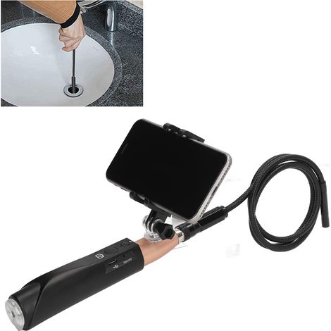 Tragbares Industrieendoskop mit drahtlosem WLAN, Griff und 8-mm-beweglicher Sonde für Reparatur und Inspektion (1/5)