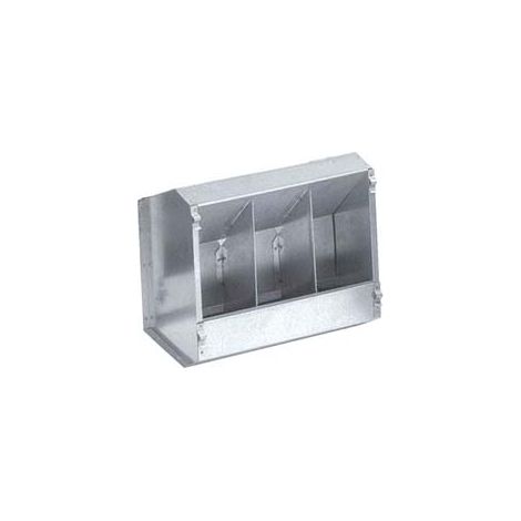 MANGIATOIA CON COPERCHIO PER CONIGLI- - cm.27x13x25,h. - 3 pezzi