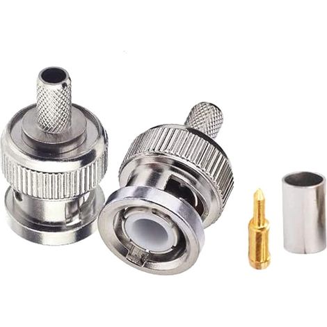 OEM Connettore BNC MASC. a crimpare per RG59/62 (1/4)