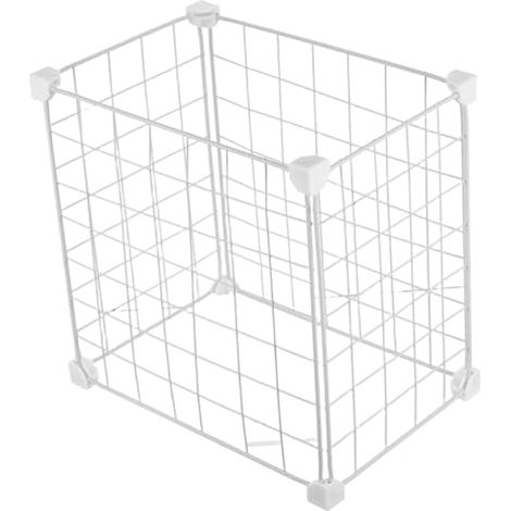 Paniers Métalliques Suspendus pour Congélateur Blanc en Fer Support Solide et Entretien Facile, Organisateur pour Congélateur et Réfrigérateur Maison (1/5)