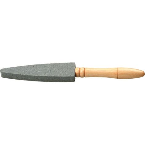 Pierre à aiguiser ovale STEIN 14 cm avec manche en bois