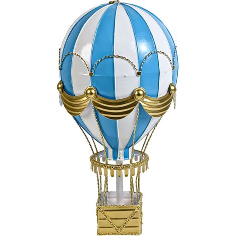 Aggiunto un modello artistico di una piccola mongolfiera, - azzurro (1/2)