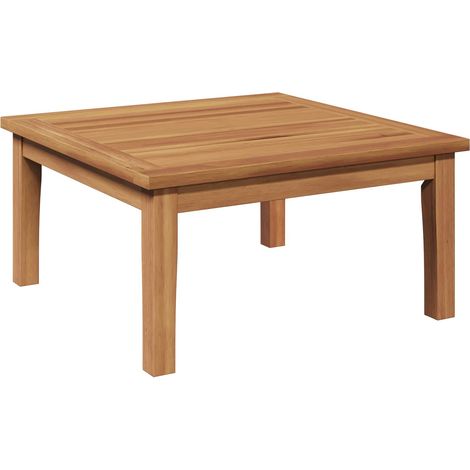 Table de jardin Table d'extérieur Marron Bois de teck massif (1/5)