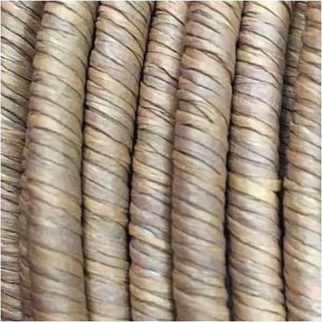 Fil Électrique Mer & Plage Raphia 2x0,75mm² - Câble Électrique Textile de Qualité