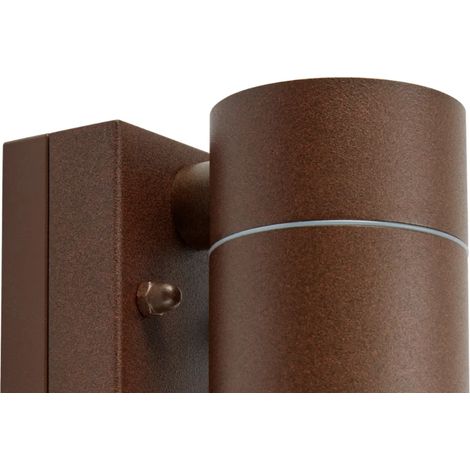Applique murale exterieure led dimmable aluminium brun 49w 3000k ip65 - markslojd luno 224314261 224314261 (1/3)