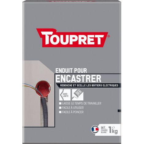 Toupret Enduit pour encastrer poudre 1Kg