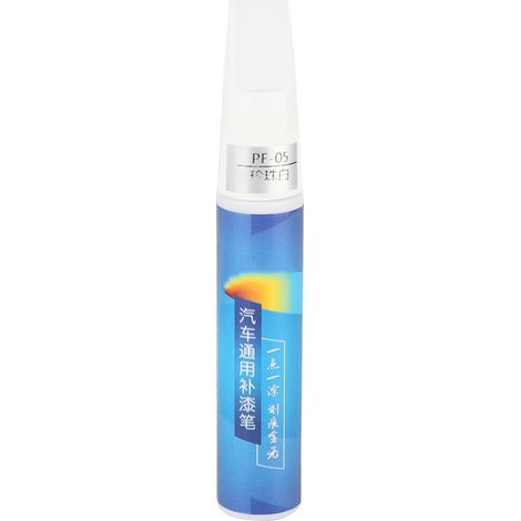 Stylo Réparation Rayures Auto - Applicateur Vernis Transparent (Blanc) (1/5)