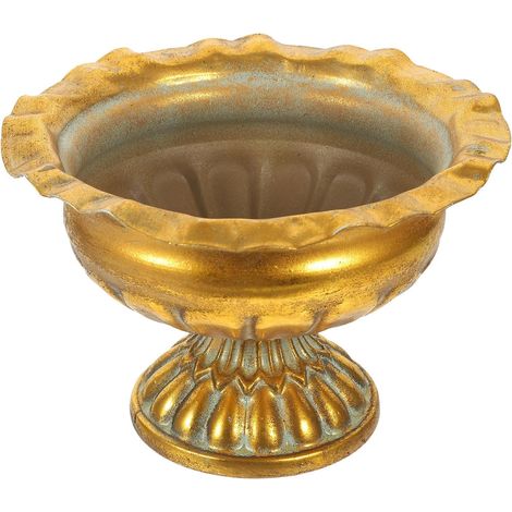Vintage Blumentopf aus Eisen Kreativer Pflanzgefäß Eimer für