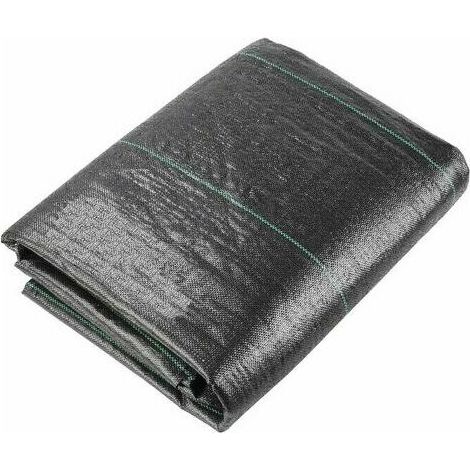 Gabrielle – Toile de paillage 160 g/m² – Anti-mauvaises herbes 2m x 10m – Résistante aux déchirures et perméable – Protection UV
