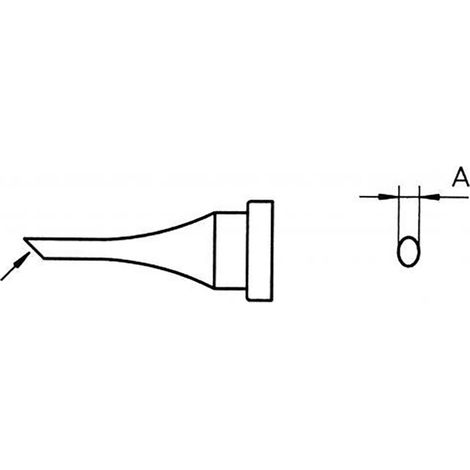 Weller LT 4 Lötspitze abgeschrägt Spitzen-Länge 15 mm Inhalt 1 St.