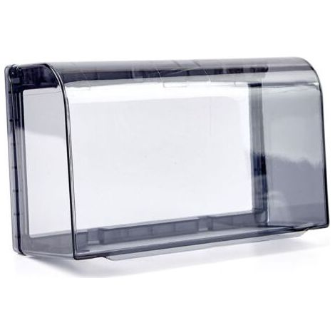 Boîtier de protection étanche pour prise électrique extérieure – Couverture en plastique durable – Dimensions 202 x 121 x 75 mm – Noir (1/4)
