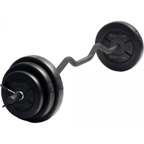 Iron Gym - Set barra per curl regolabile 23 kg (1/4)