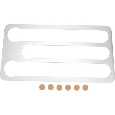Porte-capsules Nespresso Vertuo, support mural de rangement pour capsules de café, capacité : 17 capsules, argent (1/5)
