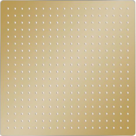 vidaXL Testa Doccia a Pioggia in Acciaio Inox 50x50 cm Quadrata