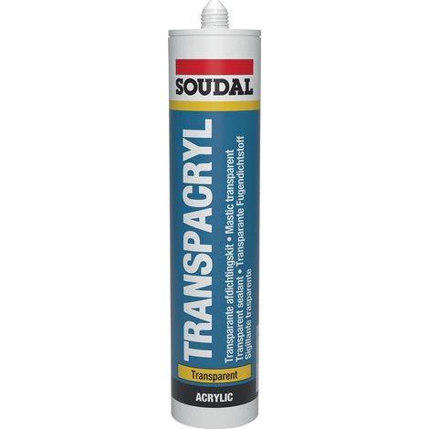 Acrylique Transpacryl 310ml cartouche transparente SOUDAL (Par 15)