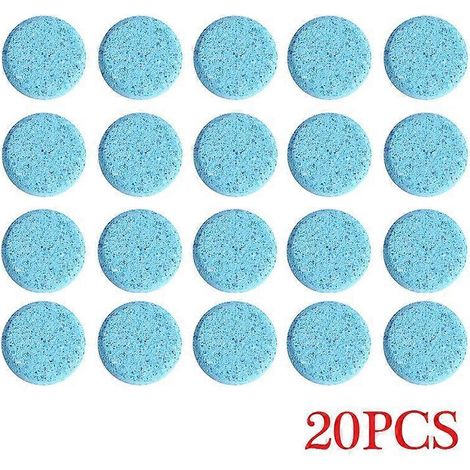 20/10/5/1 comprimés effervescents pour lave-glace, liquide lave-glace concentré, nettoyant solide pour vitres, accessoire auto, argent (1/5)