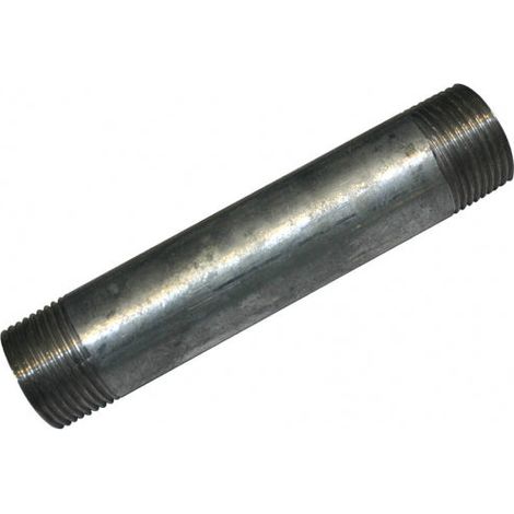 Tronchetto barilozzo filettatura corta 1"1/2 1000 mm zincato