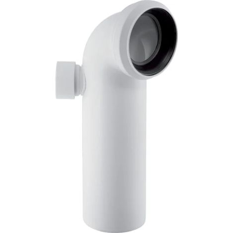 Geberit Curva di allacciamento 90° con attacco supplementare a sinistra: d=110mm, d1=50mm, bianco alpino, 152616111