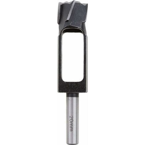 Fraise pour défonceuse 20mm – Acier durci à haute teneur en carbone – Longueur 140mm – Pour bouchons en bois tendre et dur (1/5)