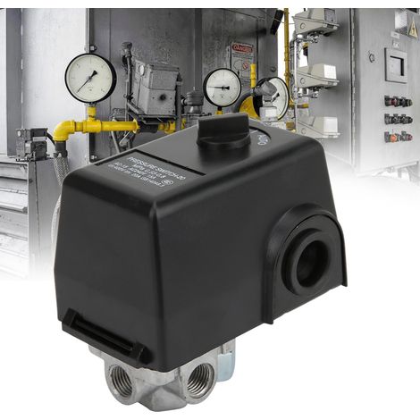 Pressostat 4 voies pour compresseur d'air, pompe à air, AC240V, 8kg, pressostat de précision (1/5)