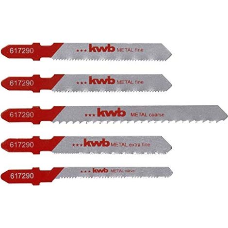 Hoja de sierra kwb 617290 acero rápido 5 piezas