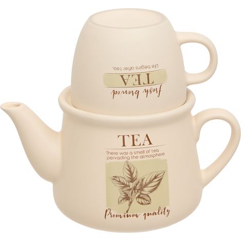 Théière WELLNESS, en céramique, 600 ml (1/5)