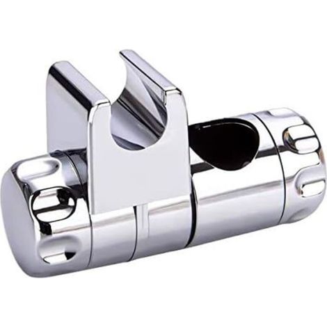 Support Douche à Main Remplaçable Support Pommeau de Douche, Clamp Douchette Réglable de Salle de Bain Adapté 26MM à la Barre de Douche, 19-22MM à la Douchette (1/4)