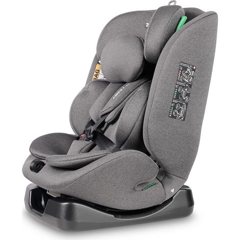 Siège auto Mundi i-Size 40-150 cm – Tissu premium doux et respirant – Montage dos et face à la route – Réglage inclinaison 5 niveaux