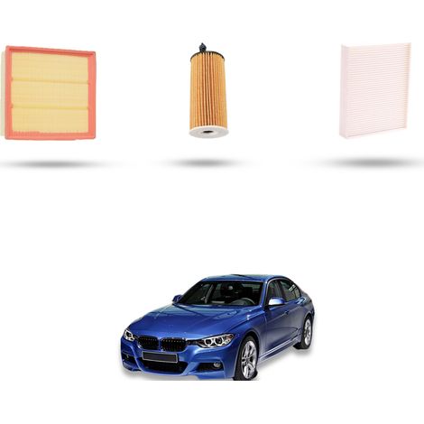 Kit Tagliando 3 filtri compatibile con BMW Serie 3 (F30, F80,F31) 320I 135kw dal 2015 al 2018 (1/4)