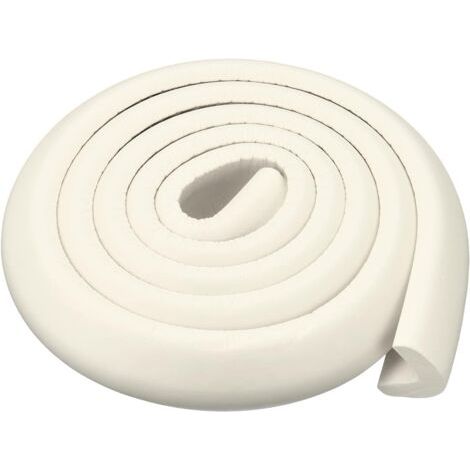Sollbry Protecteurs de bord de protections d'angle, pare-chocs de sécurité en mousse en forme de L pour protection de bord de Table d'angle de meubles, blanc