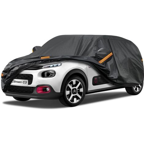 Autoplane Wasserdicht Atmungsaktiv für Citroen C3 (2002-2025) mit Reflektoren (1/5)