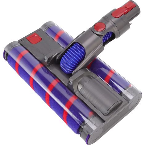 Doppelbürsten-Reinigungswalze mit weicher Oberfläche für Staubsauger V7 V8 V9 V10 V11 V12 V13 V14 V15, weiche Bodendüse (1/5)