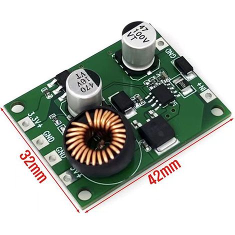 Module régulateur de tension automobile haute puissance abaisseur CC 9 V/12 V/24 V/36 V/48 V/60 V/72 V/80 V vers 3,3 V/5 V/3 A (1/4)