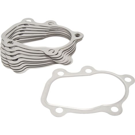 Lot de 10 joints de turbocompresseur automobile, joints de tuyau d'échappement de sortie de turbo à 5 boulons, compatibles avec Silvia 200SX S13 S14 SR20DET CA18 CA18DET (1/5)