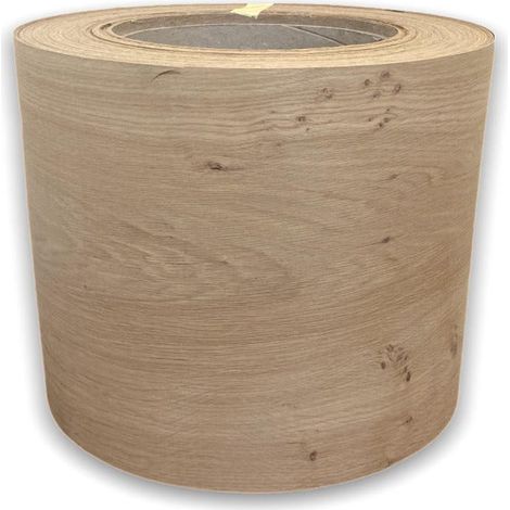 Impiallacciatura / tranciato rovere nodato 6/10 senza colla mm 300 / 1 metro