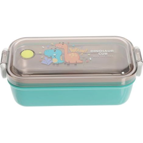 Boîte à bento hermétique avec motif dessin animé, en acier (1/5)