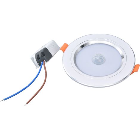 9-W-LED-Deckenleuchte mit Infrarot-Bewegungsmelder, dimmbar, für Flur und Balkon, 85–265 V, Warmlicht (1/5)