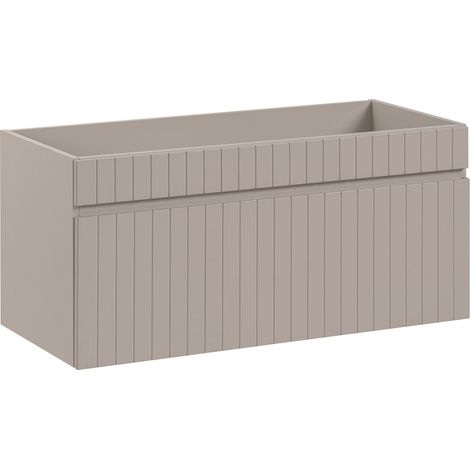 Meuble sous vasque à suspendre ICONIC CASHEMIRE 100 cm (1/5)