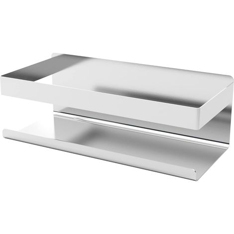 Étagère de douche autocollante en Argent - Porte-shampoing étagère de douche accessoires de bain panier étagère à épices (1/5)