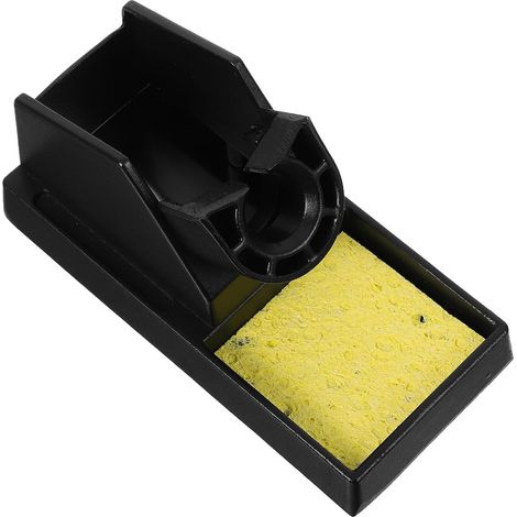 Support pour Outil de Pyrogravure en Aluminium 936, Porte-stylo Polyvalent avec Éponge de Nettoyage, Compact et Résistant la Chaleur, pour Bricolage et Gravure sur Bois (1/5)