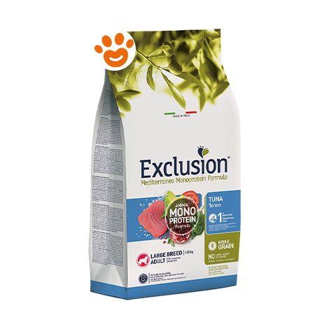 Crocchette Cane Mediterraneo Noble Grain Adult Large Tonno 12 kg Exclusion (1/2)
