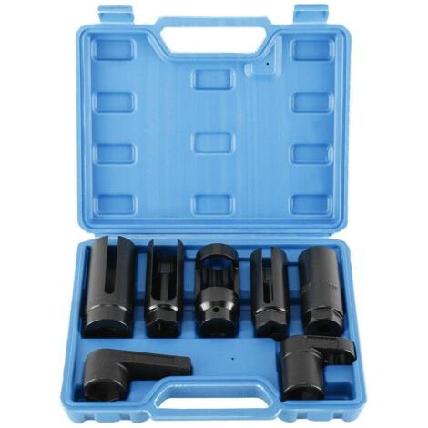 royaluxe-– Coffret multi-outils 7 pièces pour sonde lambda 22 mm – Acier au carbone – Utilisation universelle pour voitures – Étui de rangement inclus (1/5)
